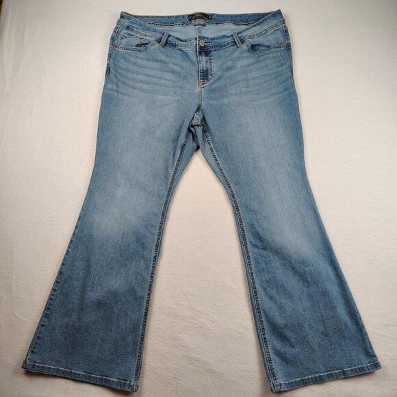 Torrid Luxe Slim Boot Jeans Womens 18 S Super Stretch Bootcut - Picture 1 of 9